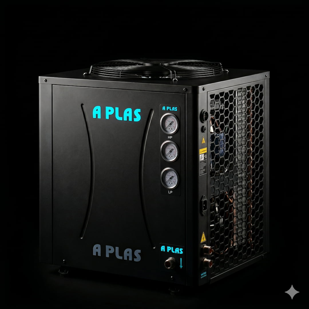 A Plas 46 kW inverter ısı pompası Antalya havadan suya ticari ve endüstriyel ısıtma sistemi