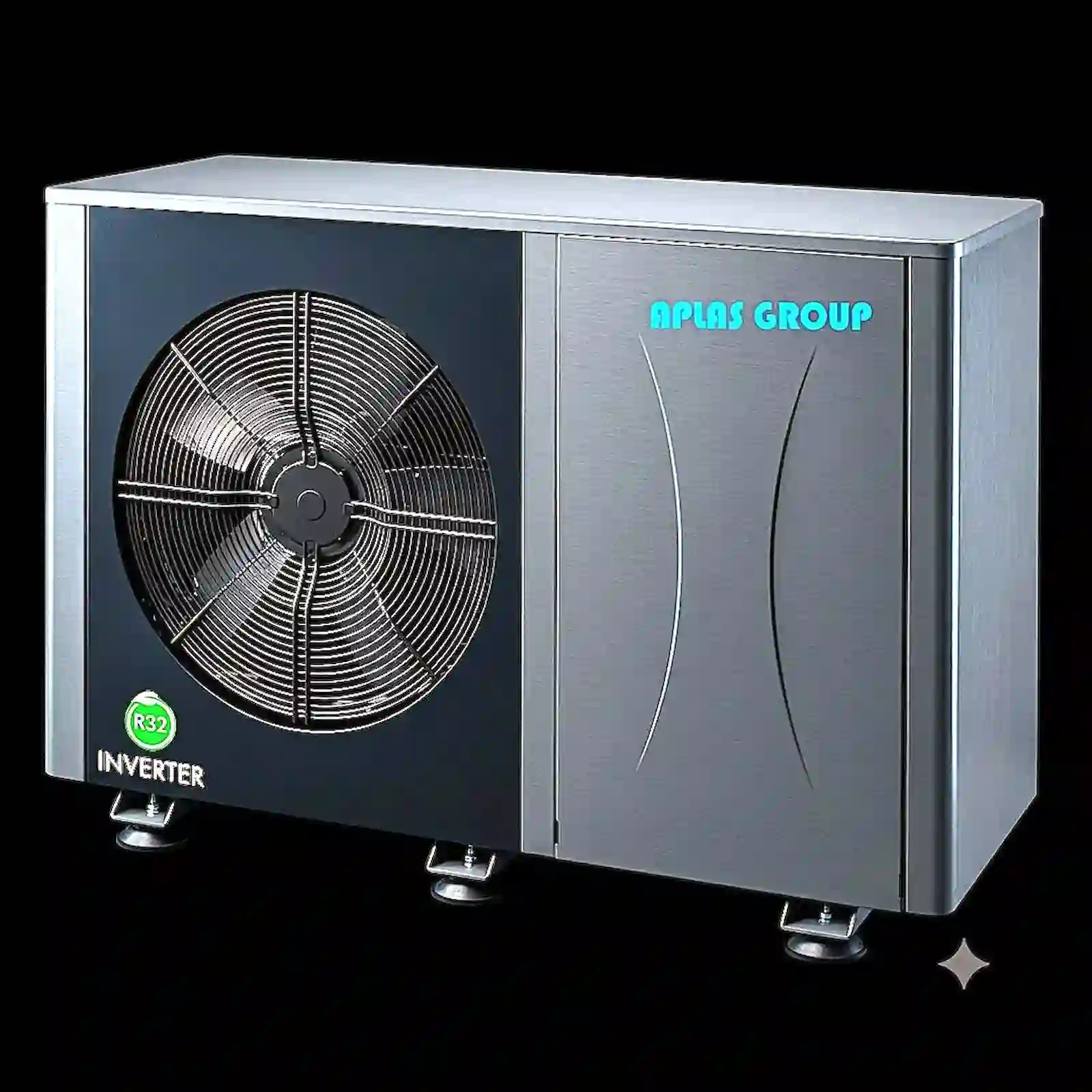 A Plas Isı Pompası İnverter 12 kW R32 monoblok hava kaynaklı ısı pompası. Full DC Inverter teknolojisine sahip yerli üretim cihaz; villa, müstakil ev, yerden ısıtma, fan-coil ve kullanım sıcak suyu sistemleri için yüksek verimli iklimlendirme çözümü sunar.